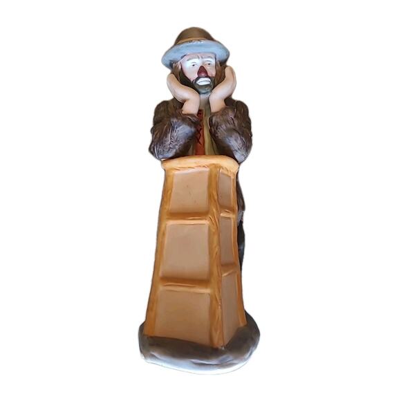 Flambro Emmett Kelly Jr Clown Figurine - Picture 1 of 4